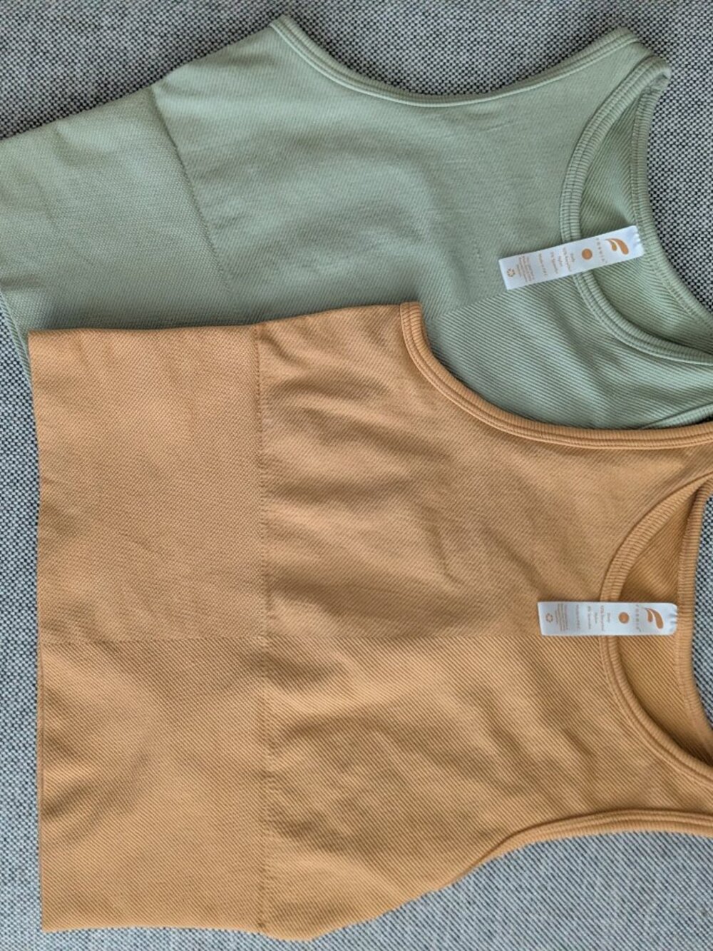 Girl's size L/XL Fornia chevron crop tops (two in the bundle)
